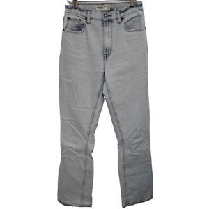 Womens Abercrombie & Fitch The Slim Straight Ultra High Rise Blue Jeans Sz 27 4